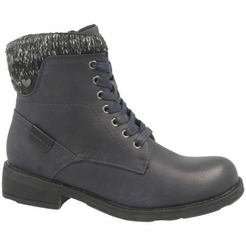 Navy womens sales boots