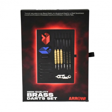 Arrow 180 Brass Dart Set 22G